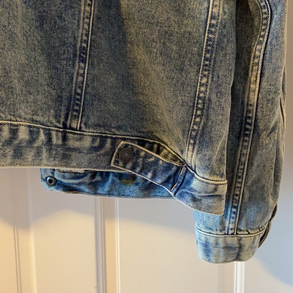 Shearling Denim Jacket - image 6